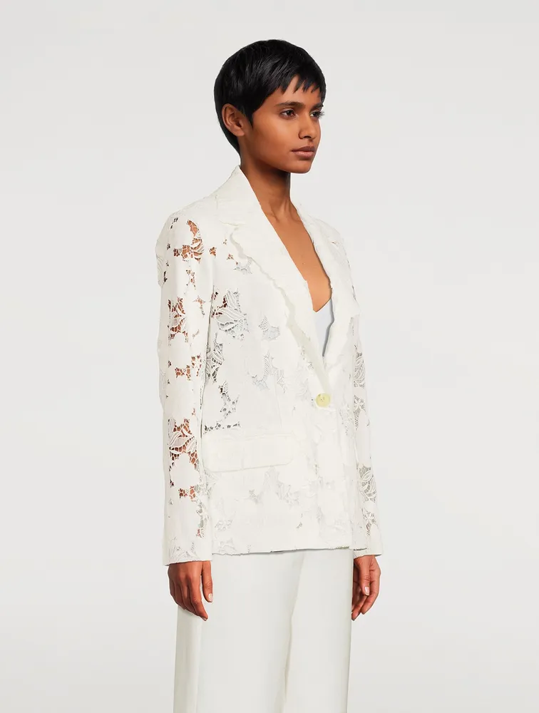 Magnolia Guipure Lace Blazer