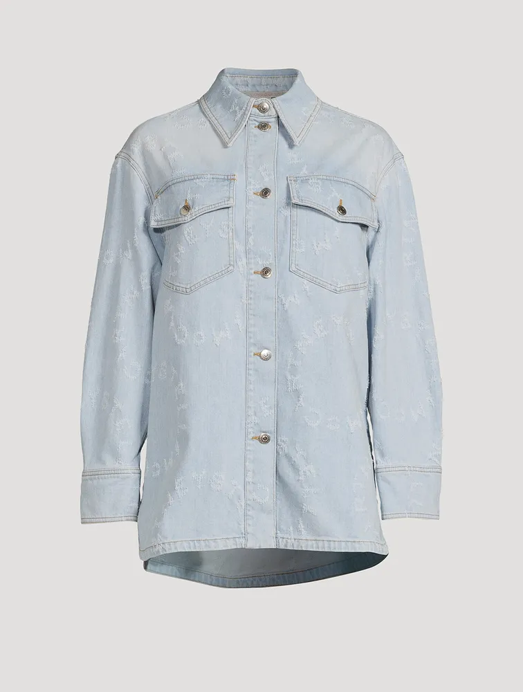 Laser Logo Denim Shirt