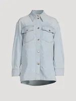 Laser Logo Denim Shirt