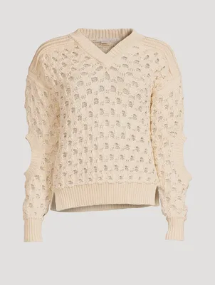 Textured Mesh Sweater