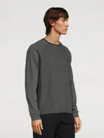 Ribbed Long-Sleeve T-Shirt