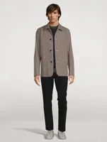 3D Wool-Blend Drawstring Pants