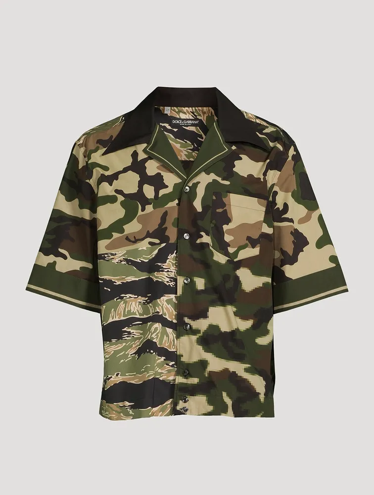 Hawaiian Shirt Camo Print