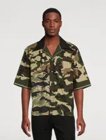 Hawaiian Shirt Camo Print