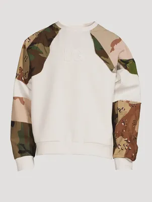 Patchwork Sweatshirt With DG Logo