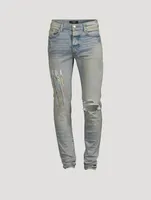 Paint Drip Logo Skinny Jeans