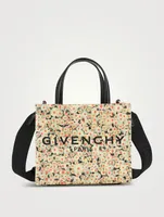 Mini G Tote Canvas Bag In Floral Print