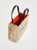 Mini G Tote Canvas Bag In Floral Print