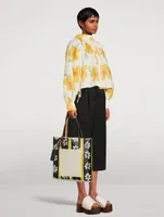 Shopper In Daisies Print