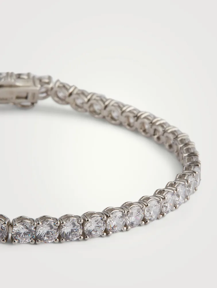 Hailey Round Prong Tennis Bracelet