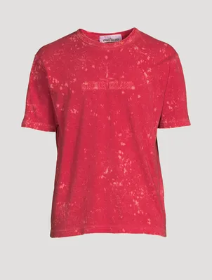 Cotton T-Shirt With Off-Dye OVD Treatment