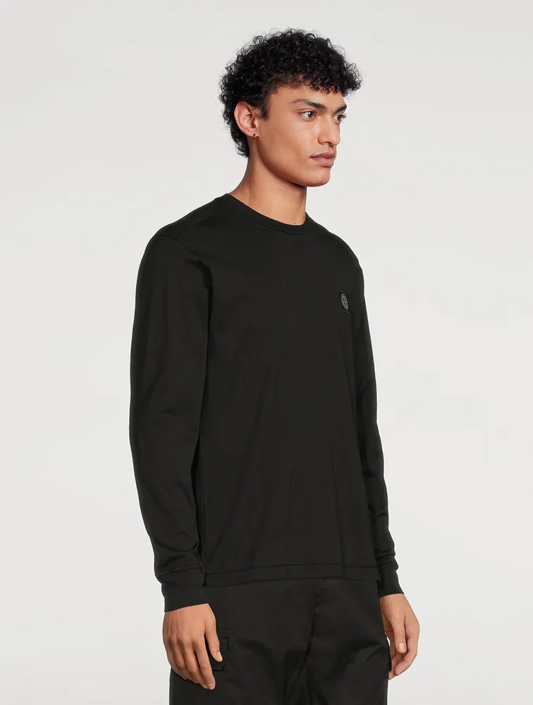 Cotton Jersey Long-Sleeve T-Shirt