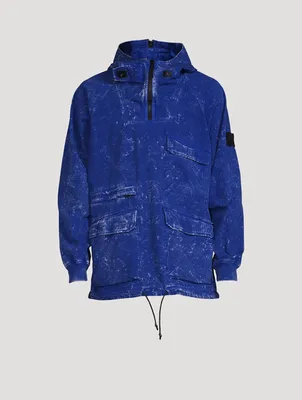Cotton Ripstop Anorak Jacket With Hood