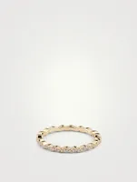 Ivy 18K Gold Eternity Band With Diamonds