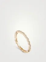 Ivy 18K Gold Eternity Band With Diamonds