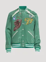 Varsity Jacket With Embroidery