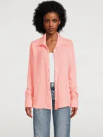 Tranquility Cashmere Polo Cardigan