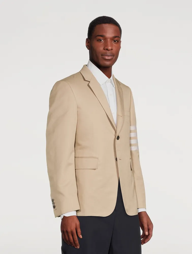 Cotton Four-Bar Suiting Jacket