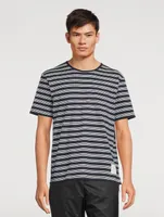 Jersey Pocket T-Shirt Striped Print