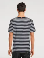 Jersey Pocket T-Shirt Striped Print