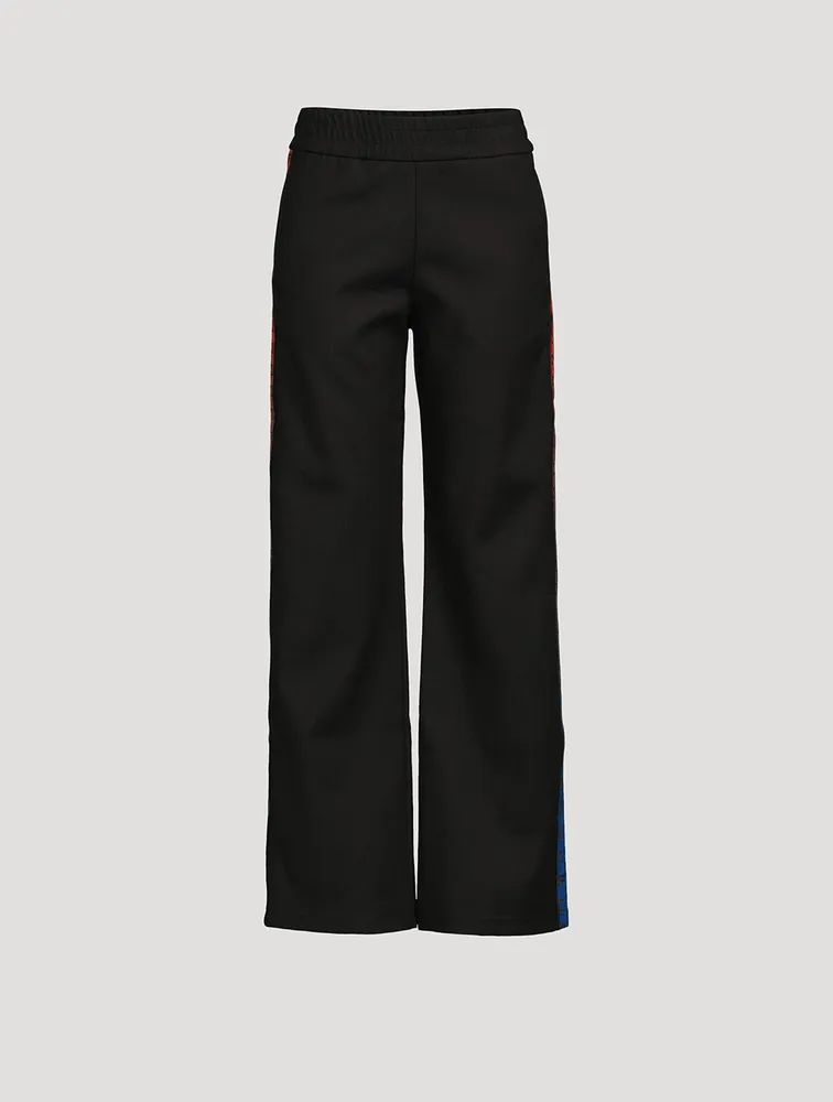 Monogram Stripe Track Pants