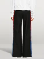 Monogram Stripe Track Pants