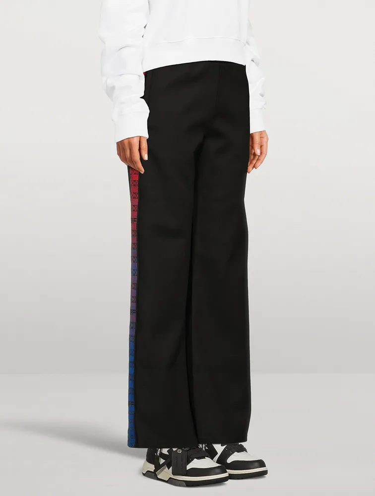 Monogram Stripe Track Pants