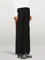 Monogram Stripe Track Pants