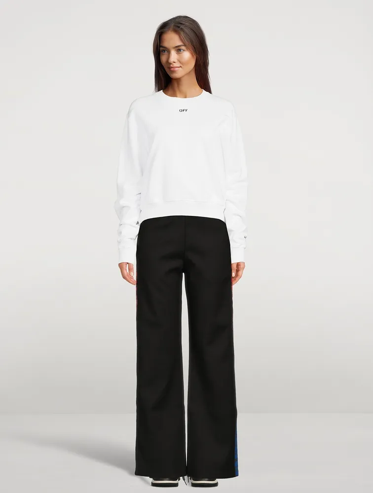 Monogram Stripe Track Pants