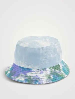 Cotton Bucket Hat Tie-Dye Print