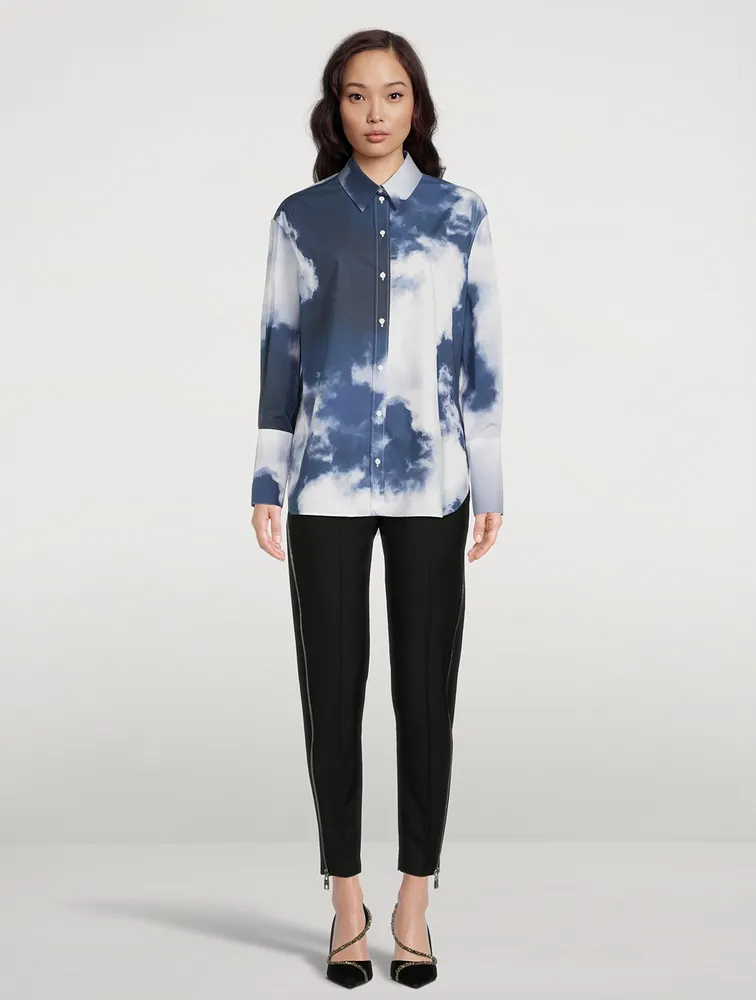 Shirt Blue Sky Print