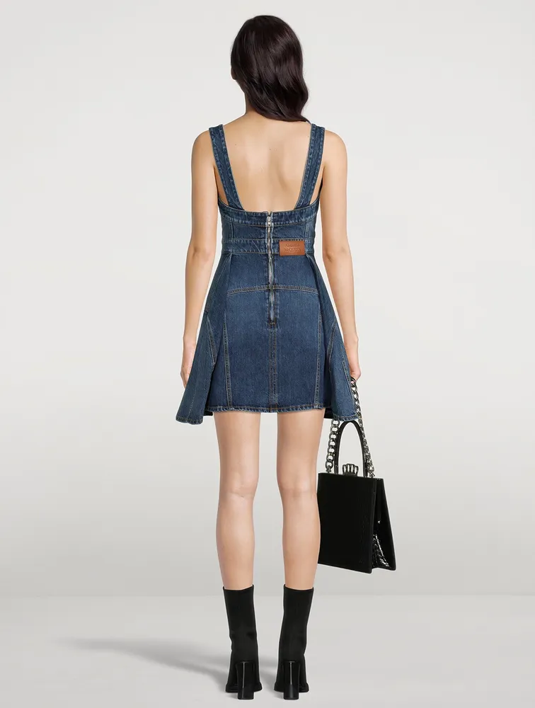 Denim Pinafore Dress