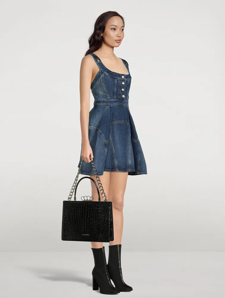 Denim Pinafore Dress