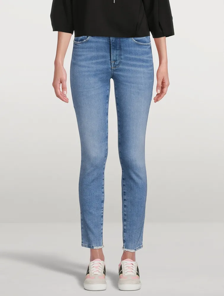 Good Legs Skinny Jeans With Step Hem