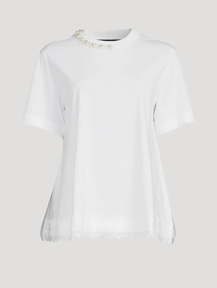 Embellished A-Line T-Shirt