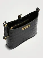 Small XX Croc-Embossed Leather Crossbody Bag