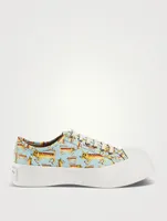 Pablo Canvas Sneakers Tiger Print