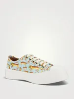 Pablo Canvas Sneakers Tiger Print