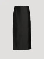 Kanita Silk Midi Skirt