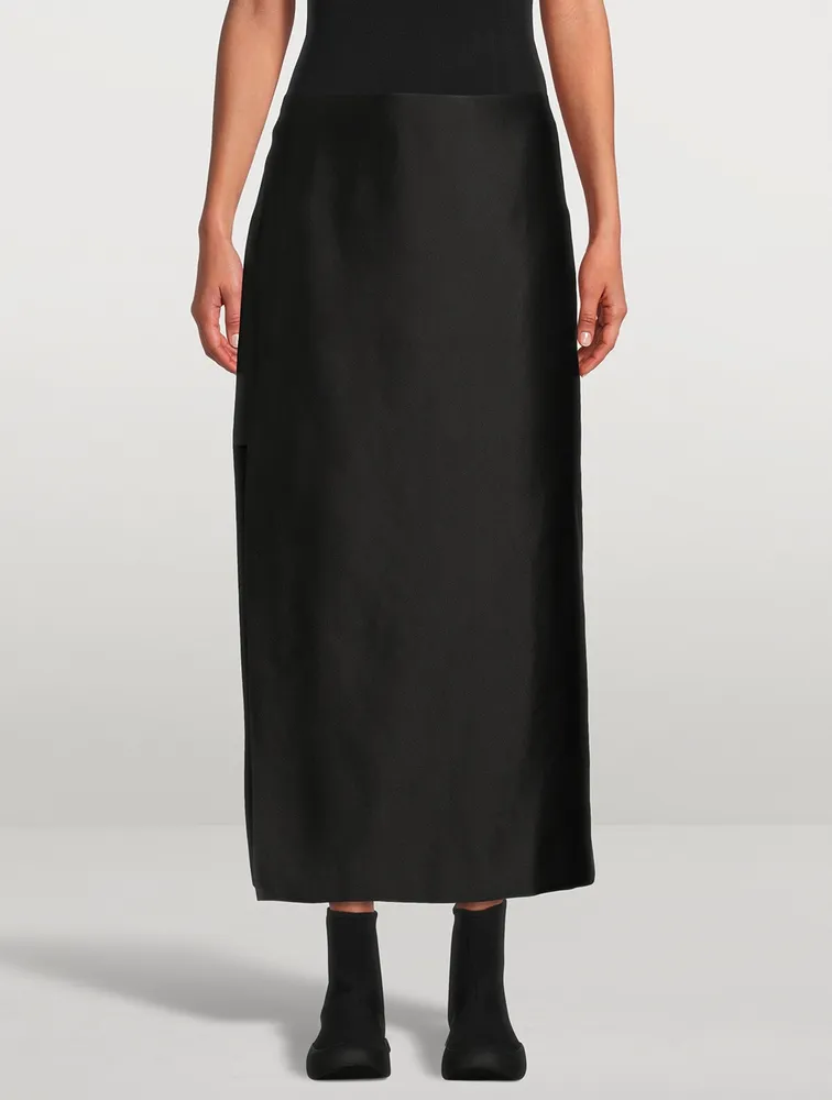 Kanita Silk Midi Skirt