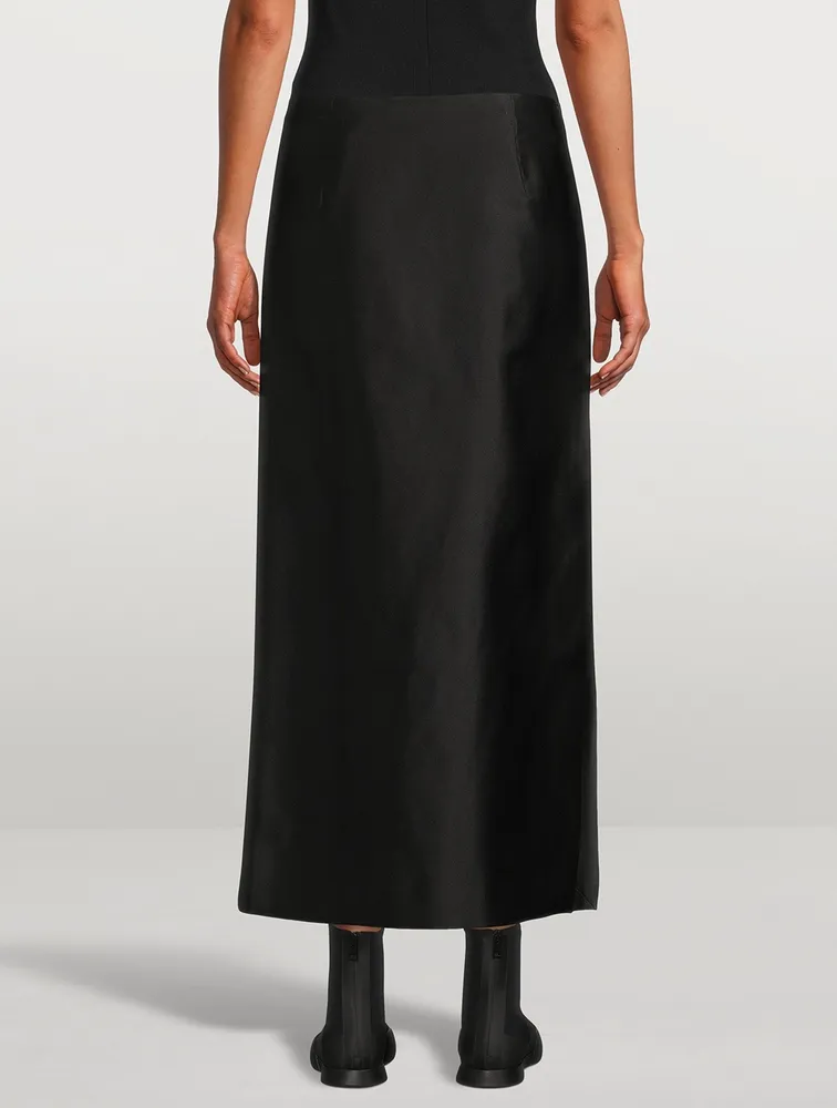 Kanita Silk Midi Skirt