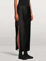 Kanita Silk Midi Skirt