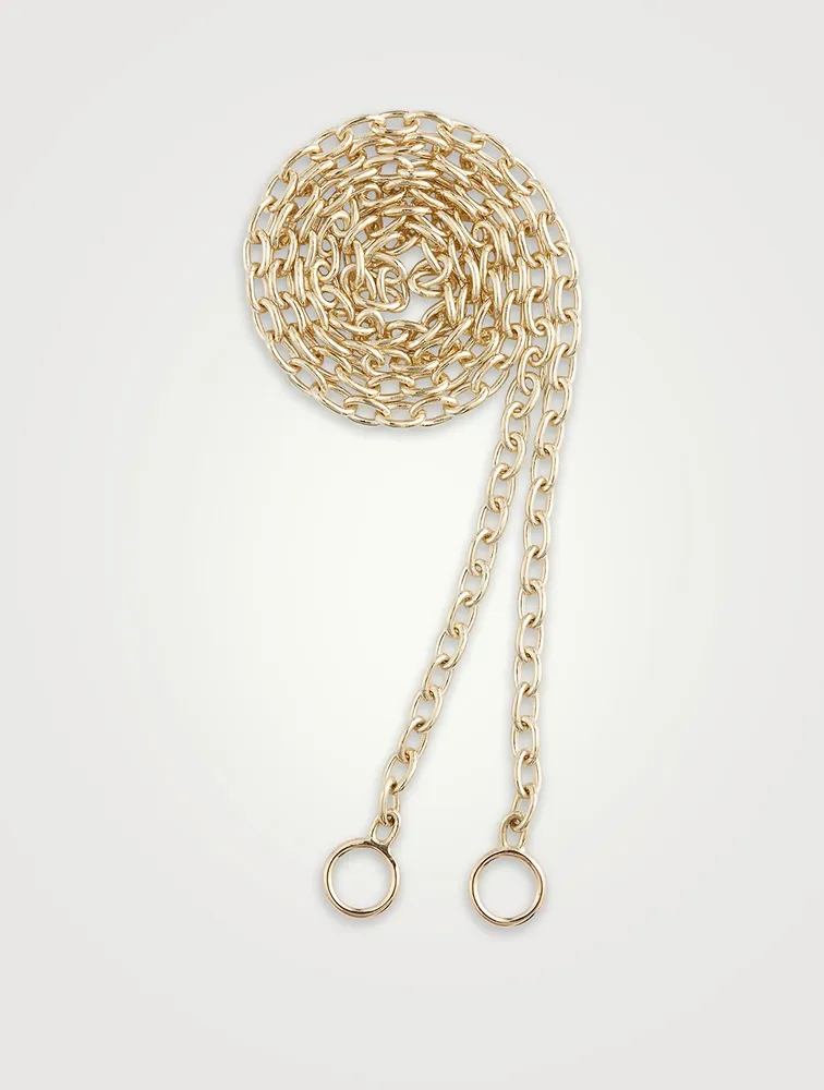 18-Inch 14K Gold Pulley Chain