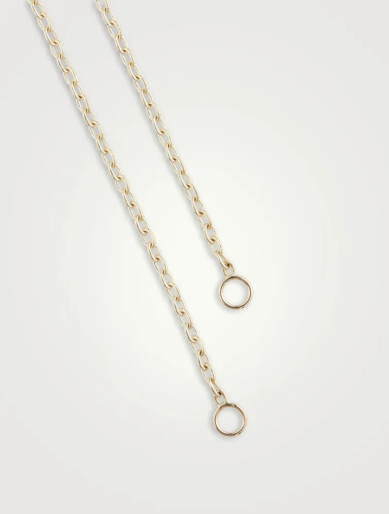 18-Inch 14K Gold Pulley Chain