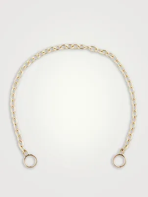 6.5-Inch 14K Gold Pulley Chain Bracelet
