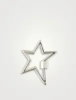 Large Starlock 14K White Gold Pendant