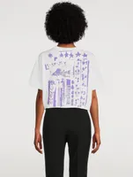 Palm Tree Logo Cropped T-Shirt