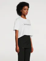 Palm Tree Logo Cropped T-Shirt