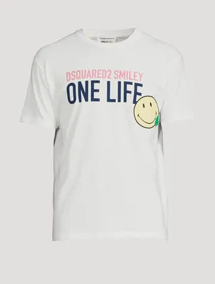 Smiley Recycled-Cotton Cool T-Shirt