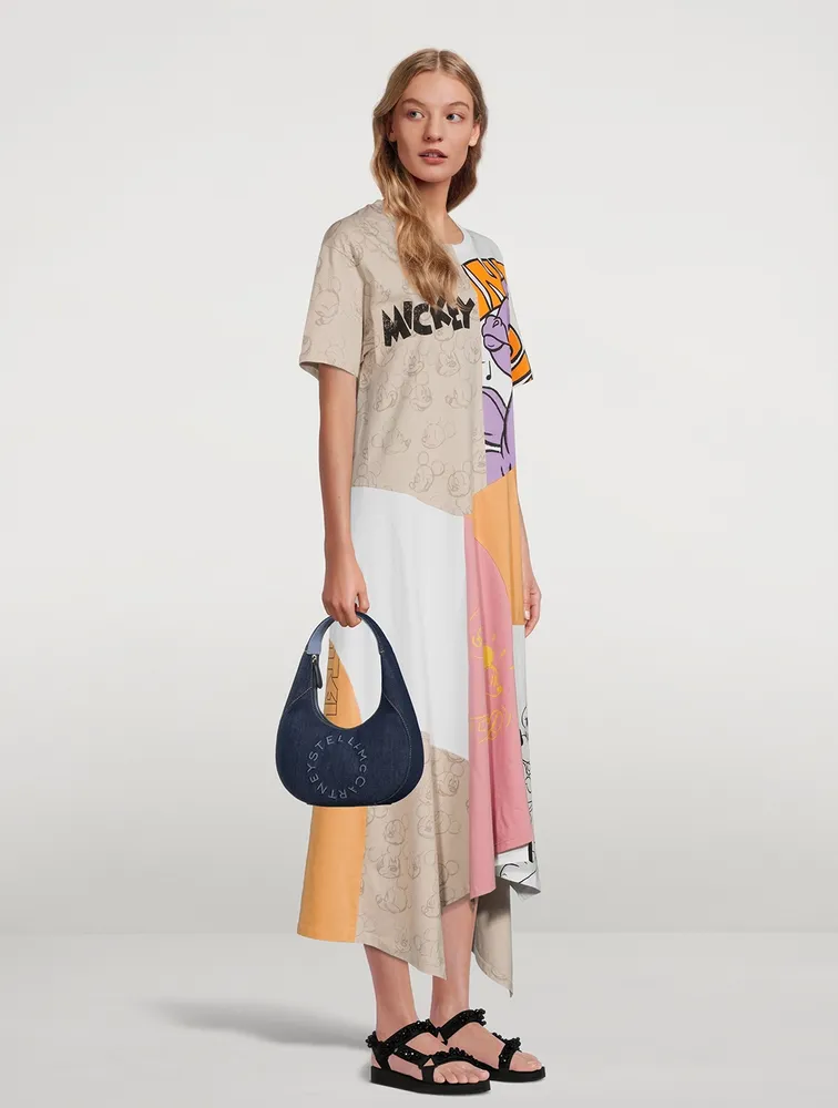 Stella McCartney x Disney Fantasia Patchwork Maxi T-Shirt Dress